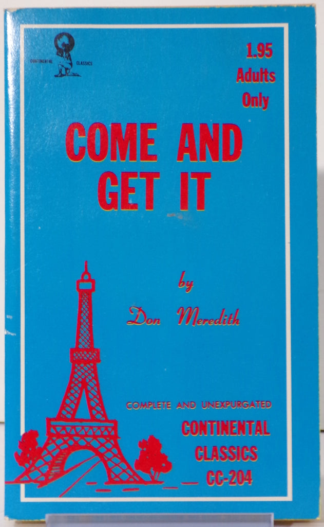 Come and Get It by Don Meredith CC-204 Adult Paperback Book 072826VFAP-45