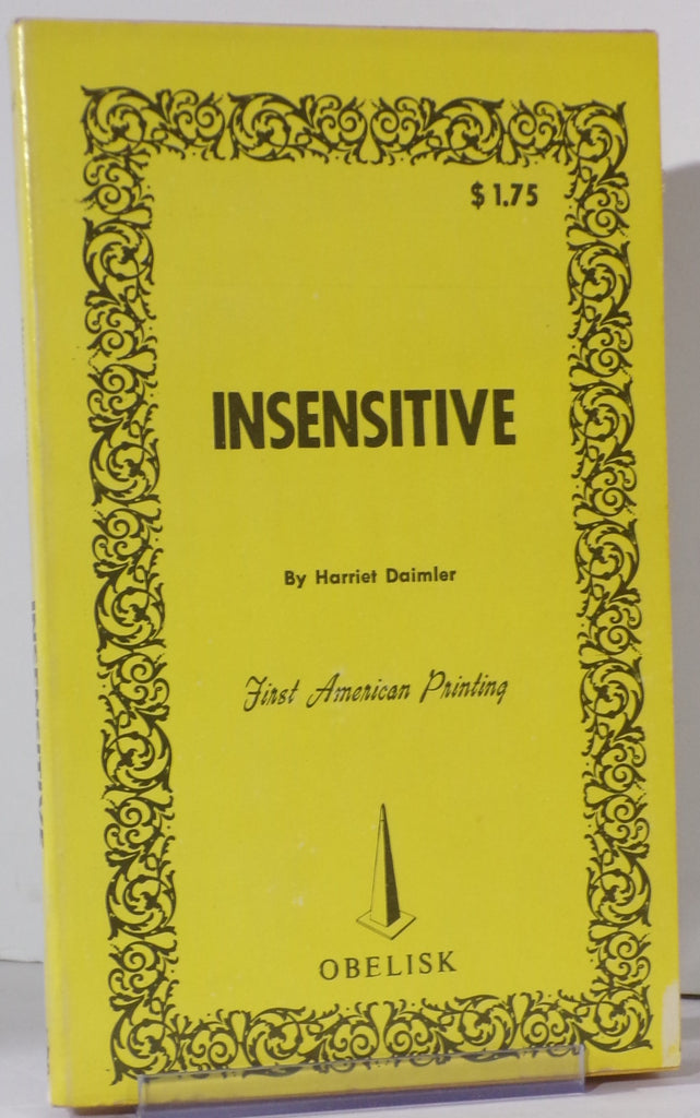 Insensitive by Harriet Daimler 4003 Adult Paperback Book 073026VFP-81
