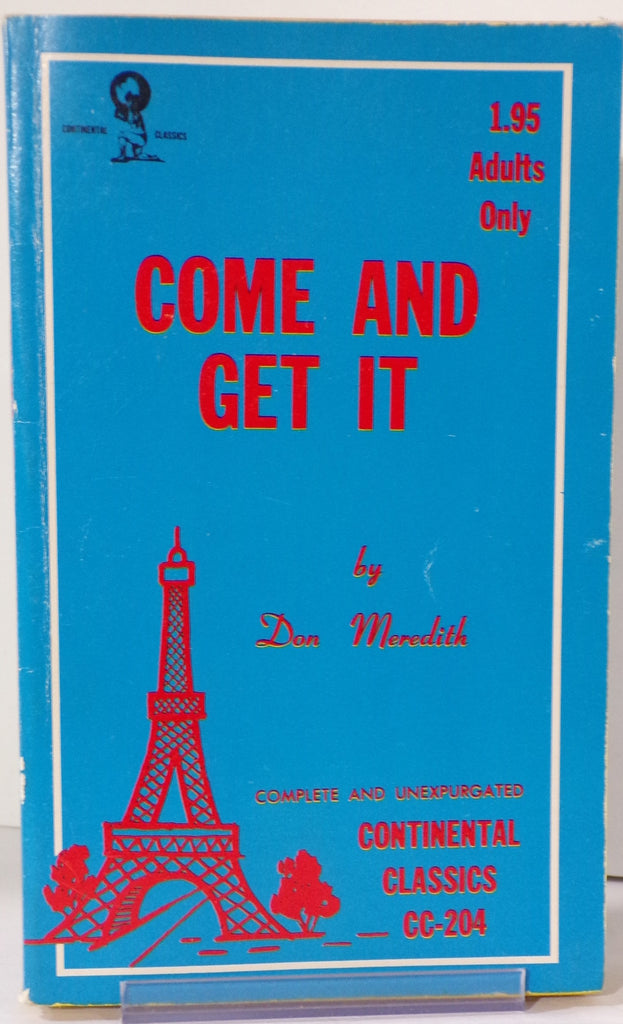 Come and Get It by Don Meredith CC-204 Adult Paperback Book 073026VFP-85