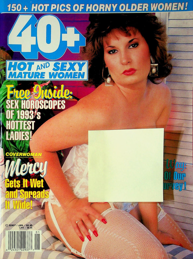 40+ Mature Women Magazine Ft. Mercy & Lorin January 1993  081425RP