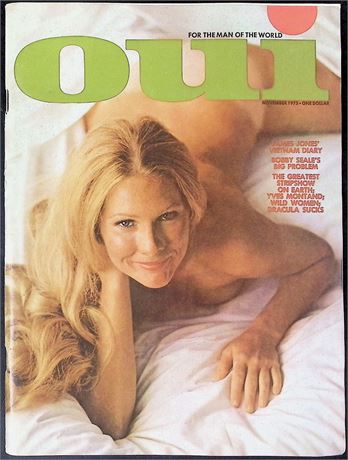Oui Magazine with Yves Montand November 1973 011926AKP-3