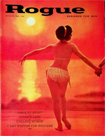 Rogue Magazine Ft. Paris At Night & Sylvan Sylvia September 1961 092025RP-