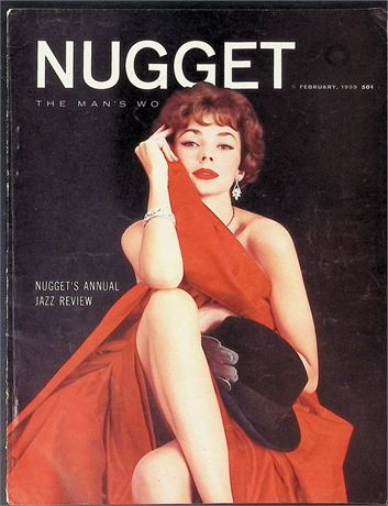 Nugget Magazine ft. Jean Patrick Feb 1959 111825AKP-21