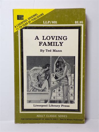 A Loving Family by Ted Mann, Paperback Novel 1970's Liverpool LLP/831 061225WP-7