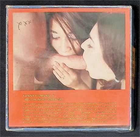 Fanny Films #9 Big (14 Inch) Surprise John Holmes Regular 8mm Adult Film Reel Vintage 080425AVHS