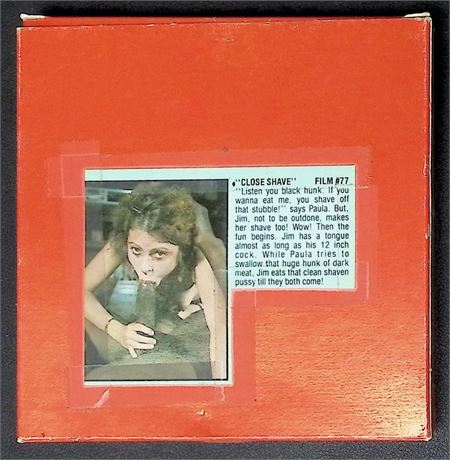 Diamond Collection #77 Close Shave King Paul Regular 8mm Adult Film Reel Vintage 080425AVHS