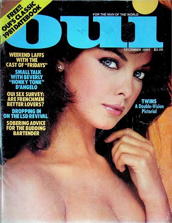 OUI Magazine Ft. Beverly D'Angelo & Jackie McQuerry December 1980 070525RP-