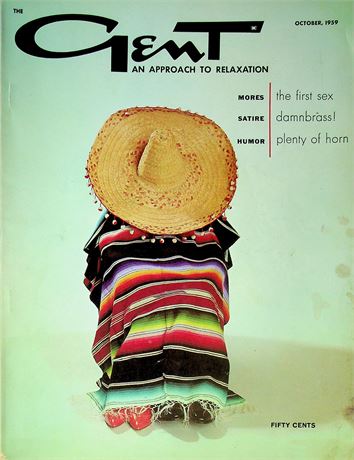 Gent Magazine The Girl On The Rocks October 1959 061425RP2-