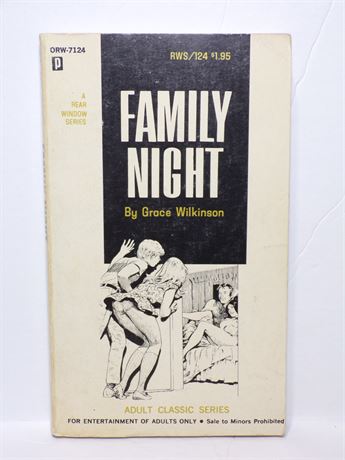 Family Night by Grace Wilkinson, Paperback Book 1970 Rear Window RWS-124 071125WP-77