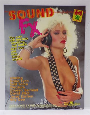 Dana Lynn in Sound FX/Danielle in Casing the Crack, Venus 99 1988 Promo Slick Ad Sheet ASO1-74
