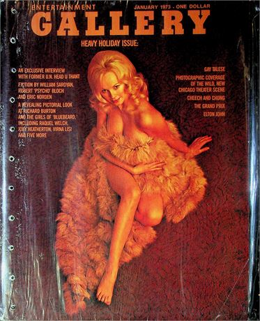 Gallery Magazine Holiday Issue Ft. U.N. Head U Thant & Gay Talese January 1973 070525RP-
