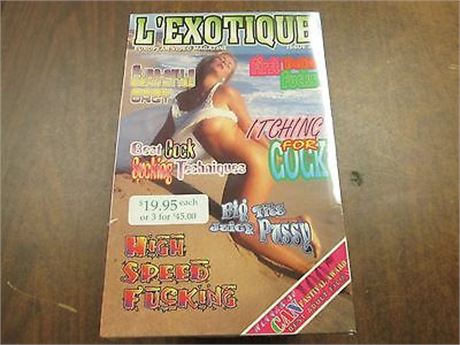 L'Exotique #25 Eurpoean Video Magazine New Sealed Adult VHS 070325WVHS2-DLIST