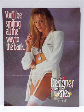 Jennifer Stewart in Designer Genes, Vivid 1990 Promo Slick Ad Sheet 061925WP-13