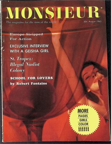 Monsieur Magazine ft. June Palmer August 1963 120525AKP-58