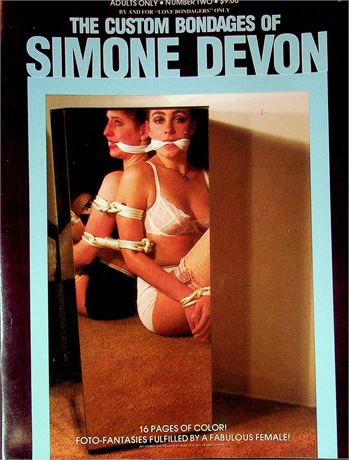 The Custom Bondages Of Simone Devon Magazine November 1987 No.2 061725RP-