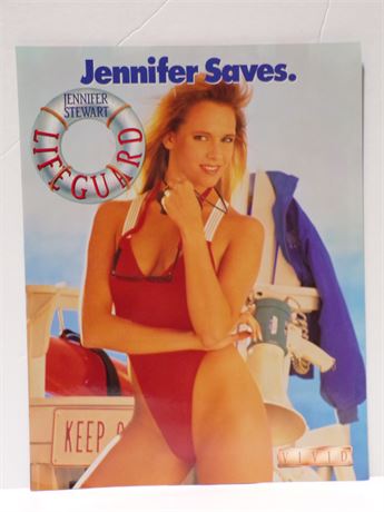 Jennifer Stewart in Lifeguard, Vivid 1990 Promo Slick Ad Sheet 061925WP-11