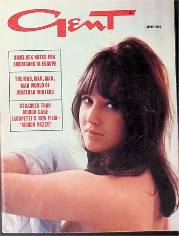 Gent Magazine w/ Jonathan Winters June 1965 011226AKP-60