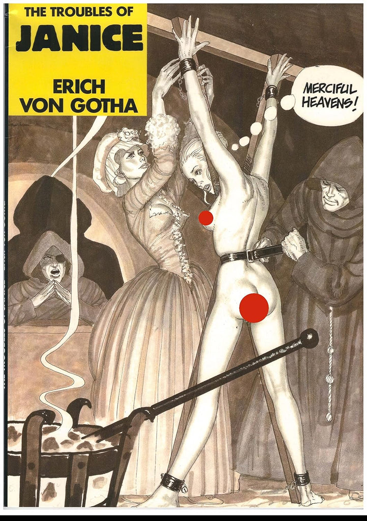 The Troubles of Janice by Erich von Gotha Paperback Comix Trading Bondage BDSM Illustrated Paperback  081226AMP