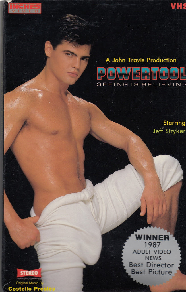 Powertool Seeing is Believing Jeff Stryker John Davenport Michael Gere Tony Bravo Jeff Travis Production Inches Video 1986 Gay Male Adult VHS 081924AMPVHS