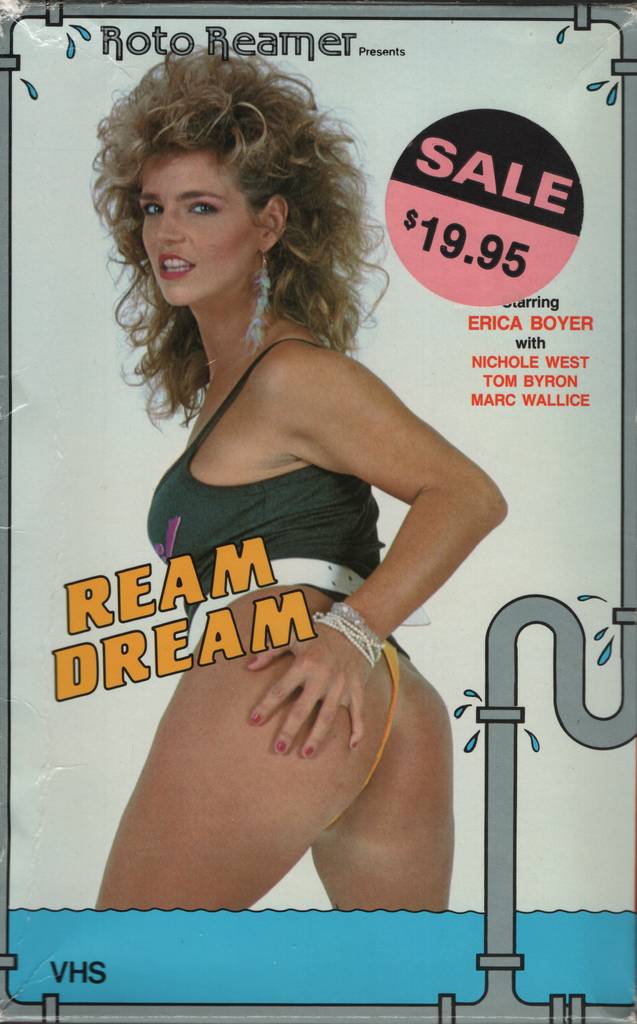 VHS Roto Reamer Presents Ream Dream Erica Boyer/Nichole West 1986 4-Play Video 052423EBVHS
