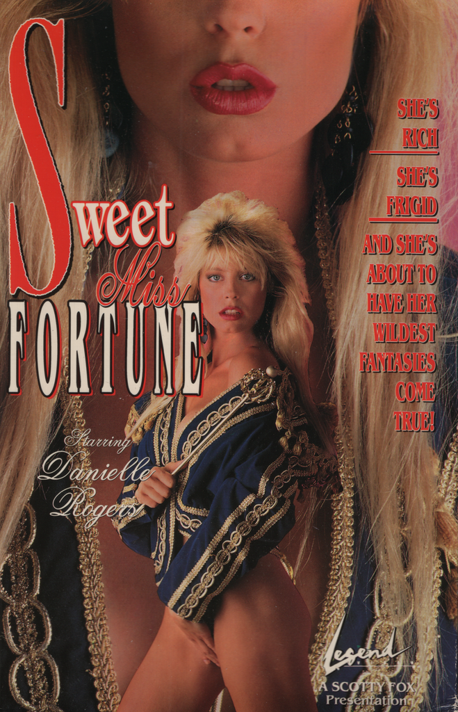 VHS Sweet Miss Fortune Danielle Rogers/Bridgette Monroe 1990 Legend Video 53023EBVHS2