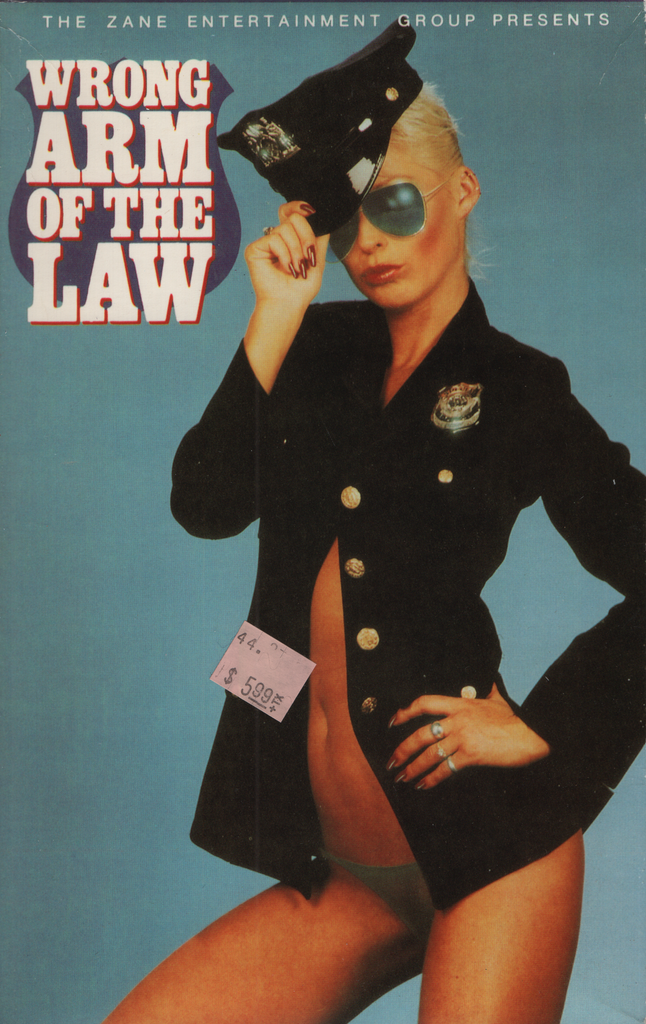 VHS Wrong Arm Of The Law Stephanie Rage/Carlos Valentino 1988 Zane Brothers Prod. Inc. 53023EBVHS4