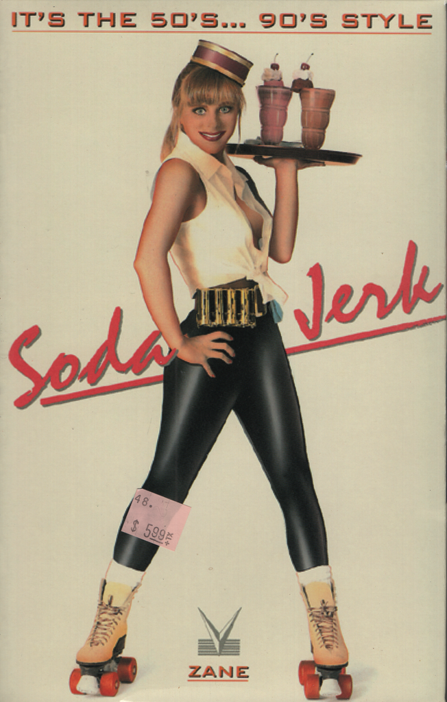 VHS Soda Jerk Chrissy Ann/Teddi Austin 1992 Zane Entertainment 53023EBVHS3