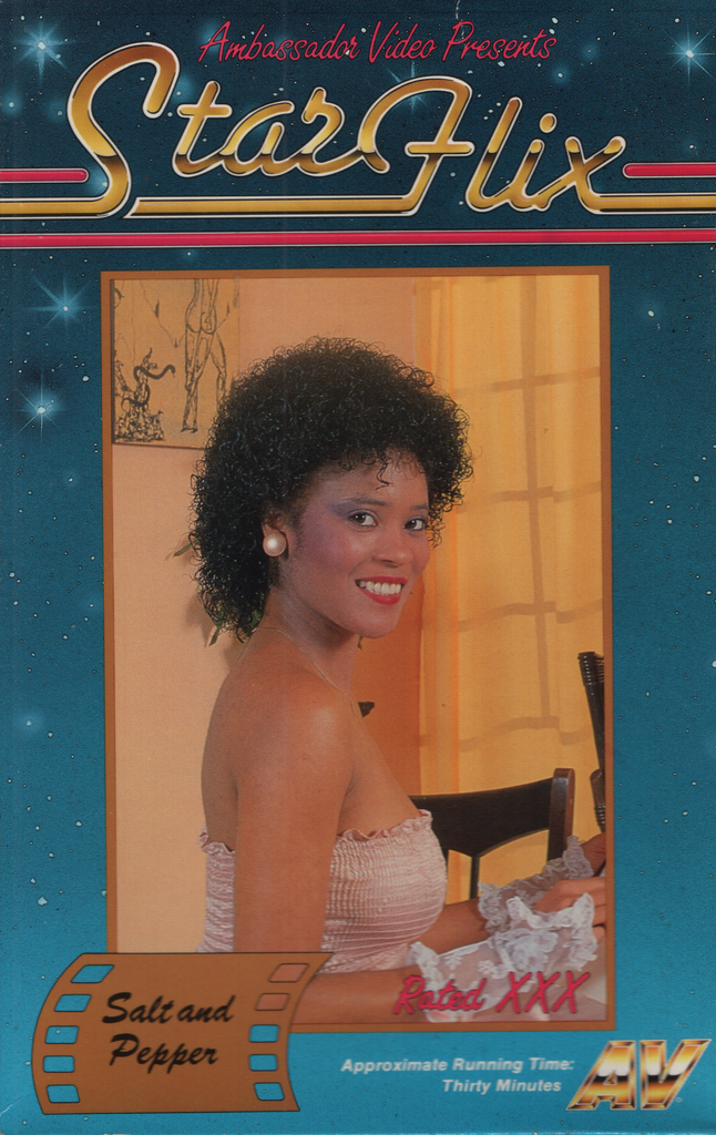 VHS StarFlix Salt And Pepper Sahara/Jennie Pepper 1987 Santa Fe Production Company 060523EBVHS3