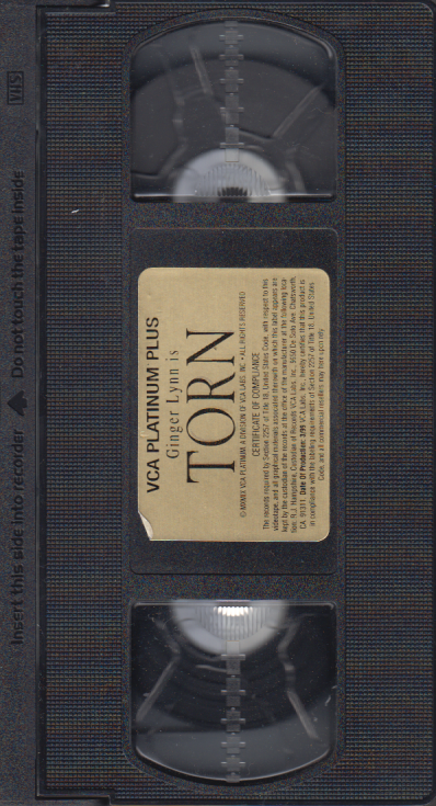 VHS Torn Ginger Lynn/Chloe 1999 VCA Platinum 060923EBVHS2