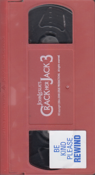 VHS Crack Her Jack 3 Angel Dark/Claudia Rossi 2004 John Leslie Productions 060923EBVHS2