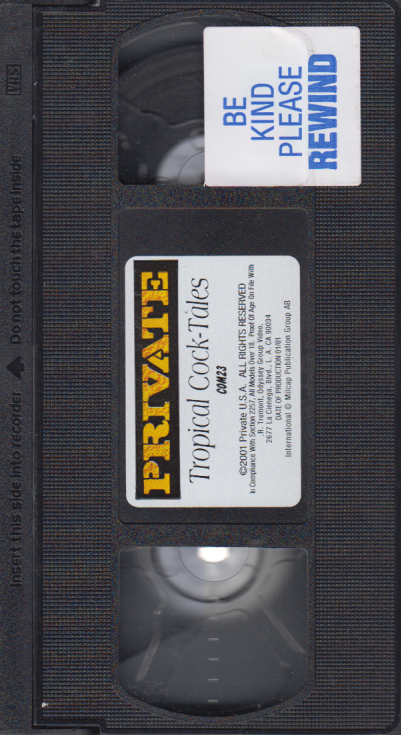VHS Tropical Cock-Tales Agnes Grimaldi/Alex Crowford 2001 Private U.S.A. 060923EBVHS2