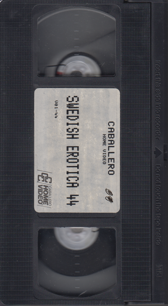 VHS Swedish Erotica #44 Bridgette Monet/Brooke West 1982 Caballero Home Video 061223EBVHS