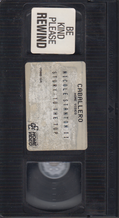VHS The Nicole Stanton Story 2: To The Top Annette Haven/Eva Allen 1988 Caballero Home Video 061223EBVHS