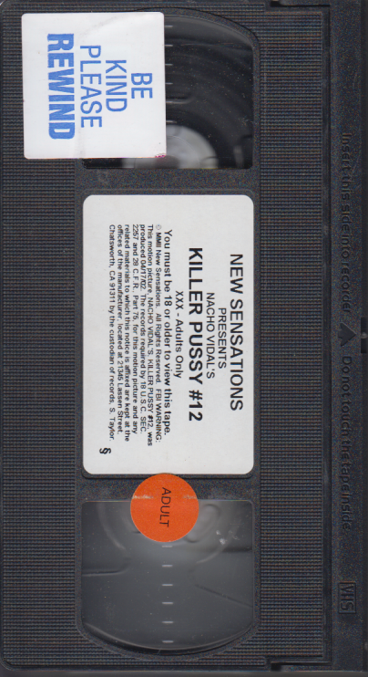 VHS Killer Pussy #12 Ornela Deniro/Daniella Schiffer 2002 New Sensations 061223EBVHS