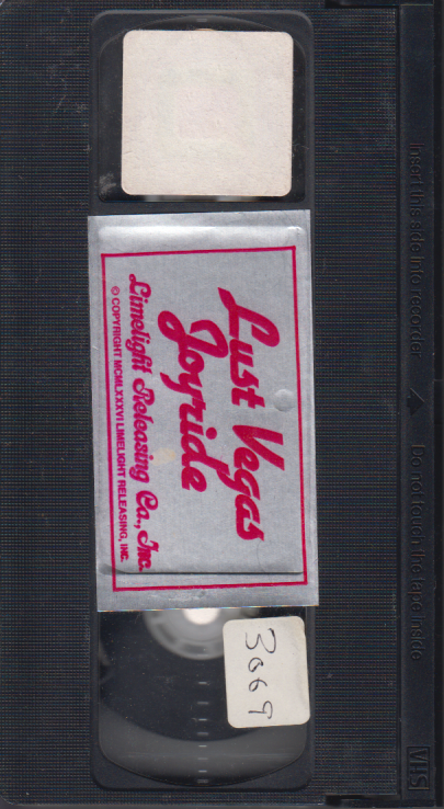VHS Lust Vegas Joyride Big Tits Malloy/Kevin James 1986 Limelight Releasing, Inc. 061223EBVHS