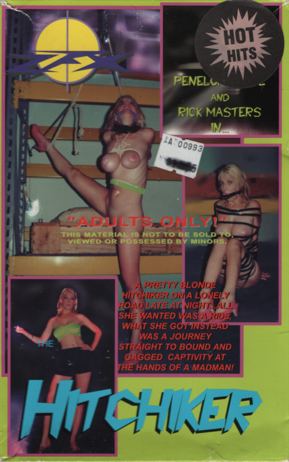 VHS The Hitchiker Penelope Pace/Rick Masters 1996 ZFX Productions 061623EBVHS