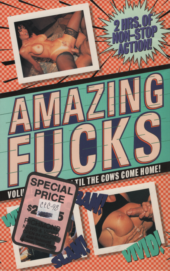 VHS Amazing Fucks Volume 18: Fuckin' Til The Cows Come Home Kimberly Kupps/Kelly Jaye 1990s Vivid Video 061623EBVHS2