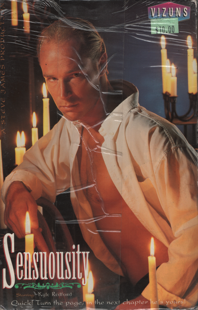VHS Gay Sensuousity Kyle Redford/Derrek Masters 1993 Vizun's Video 071823EBVHS3