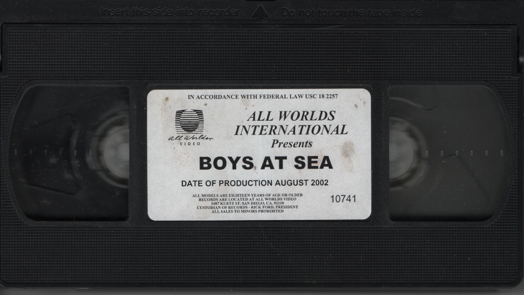 Gay VHS Boys At Sea 2002 All Worlds International 072023EBVHS