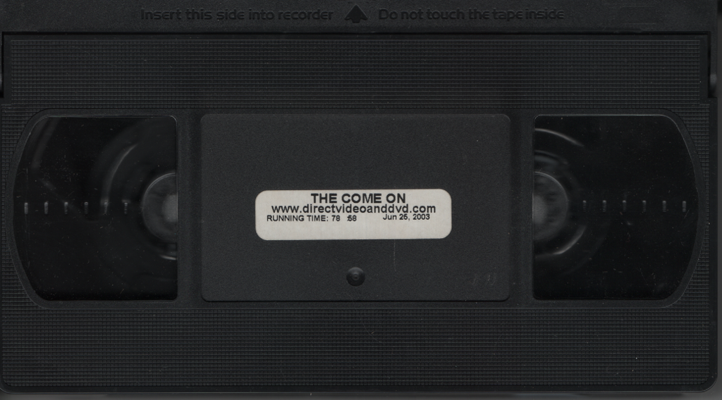 VHS The Come On 2003 Direct Video And DVD 072023EBVHS