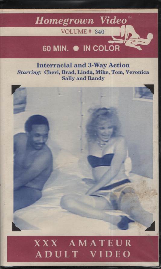 Straight VHS Interracial And 3-Way Action 1990s Homegrown Video 083123EBVHS2