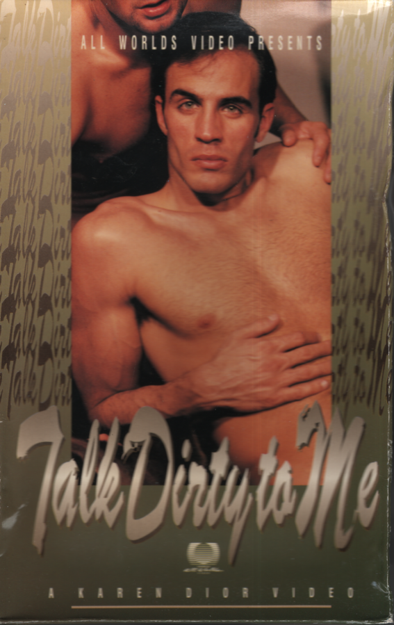 Gay VHS Talk Dirty To Me Brett Hughes/Michael Vista 1997 All Worlds Video 90523EBVHS2