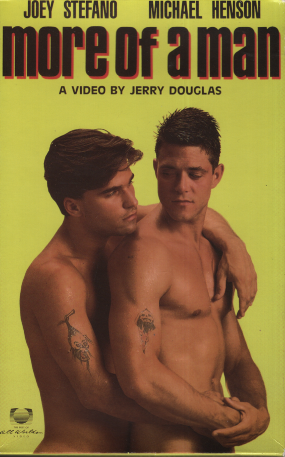 Gay VHS More Of A Man Joey Stefano/Michael Henson 1990 All Worlds Video 091123EBVHS