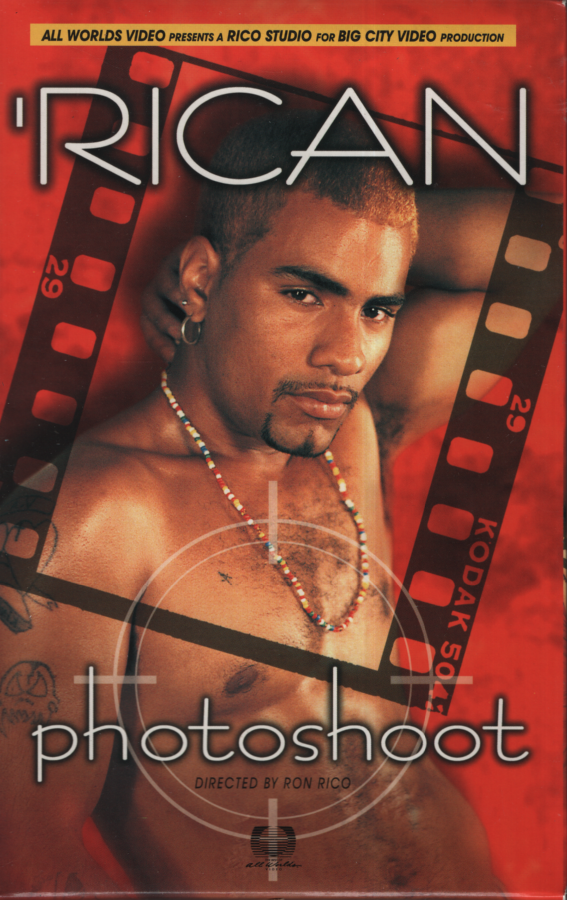 Gay VHS 'Rican Photoshoot Richie/G-Man 1998 All Worlds Video 091123EBVHS