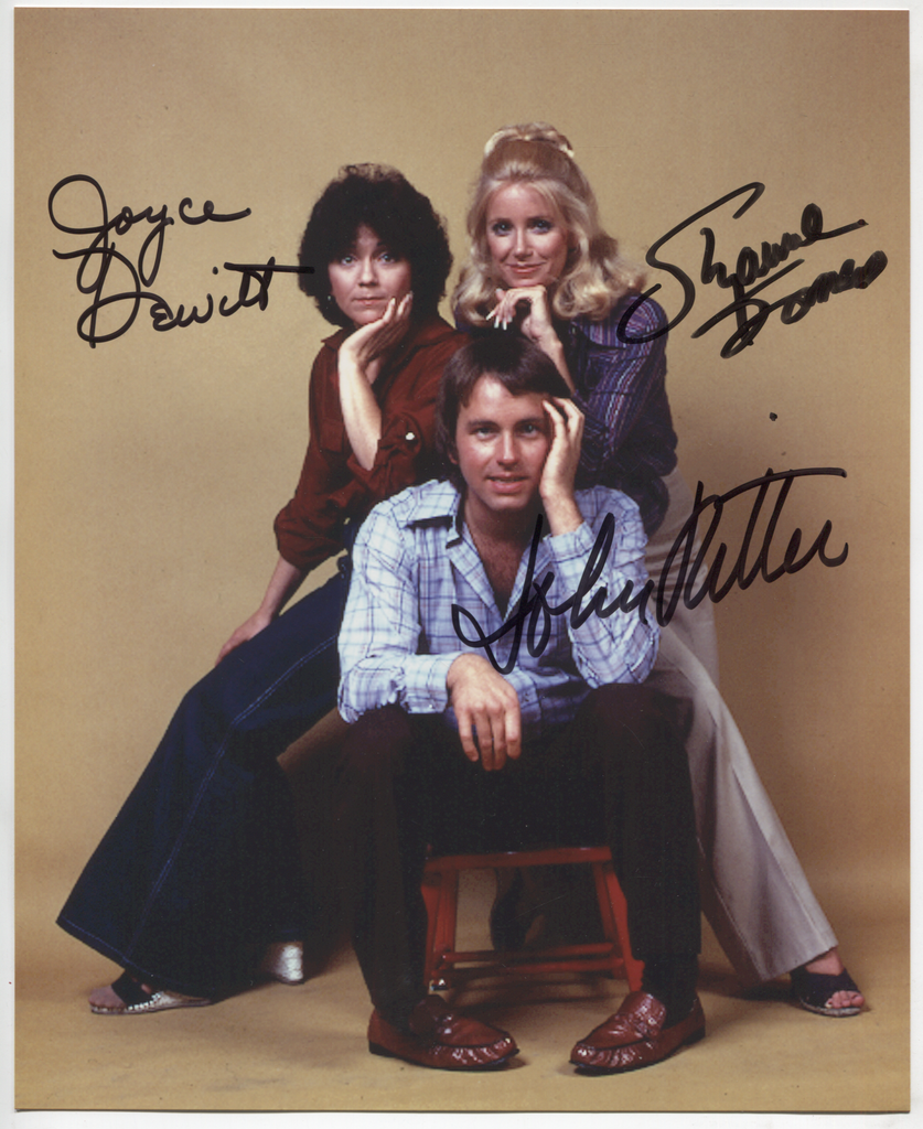 DeWitt Somers & Ritter Celebrity Three's Company Autographed 8x10 Photo w/COA SHP1-45
