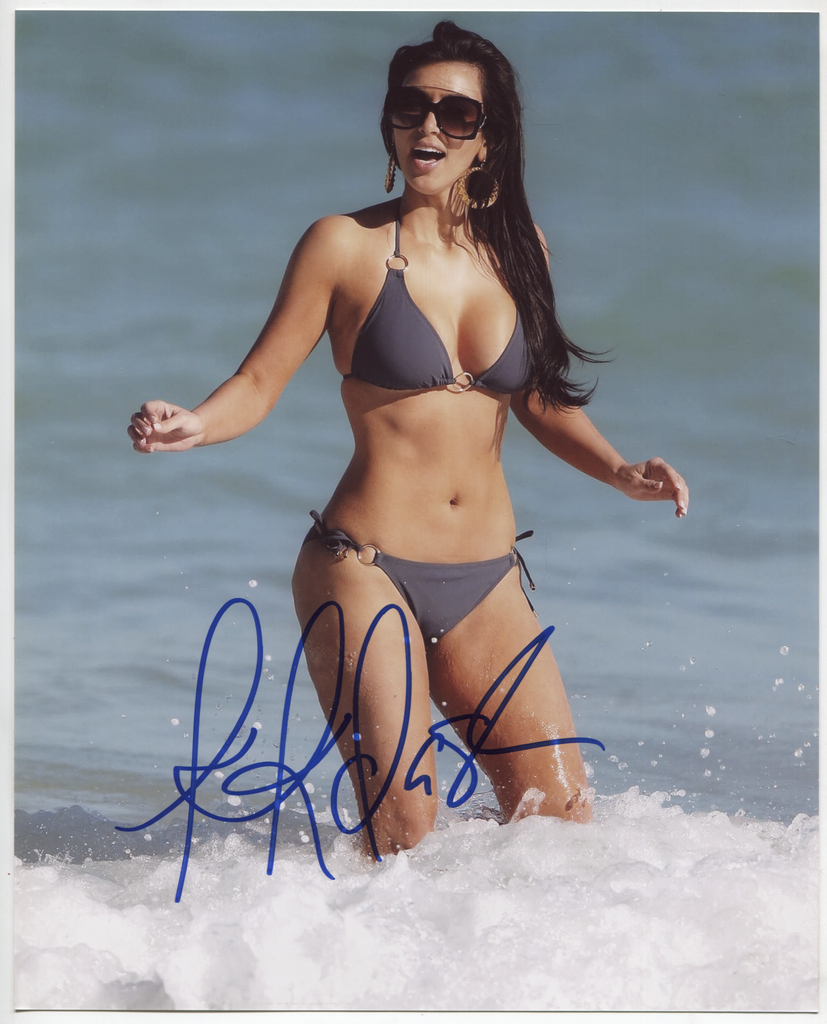 Kim Kardashian Celebrity Autographed 8x10 Photo w/COA SHP1-90