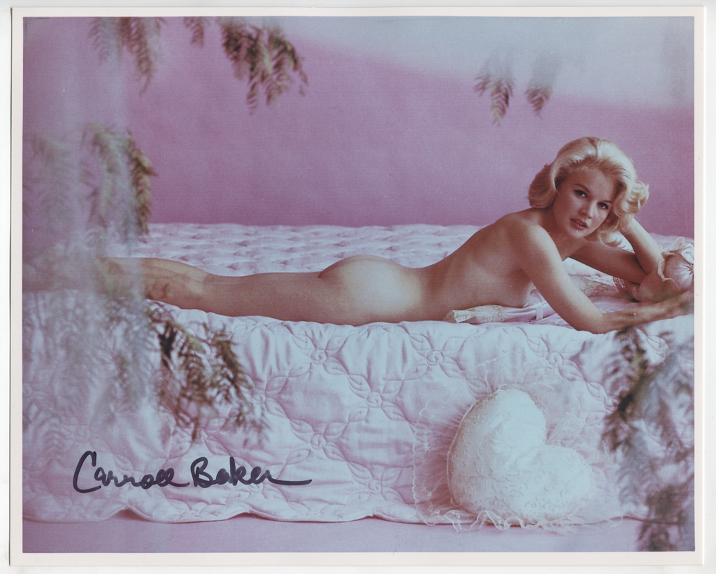 Carroll Baker Playboy Playmate Autographed 8x10 Photo w/COA SHP1-61