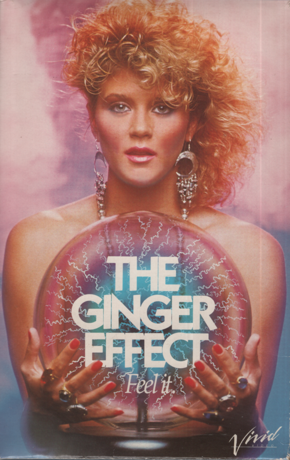 Straight VHS The Ginger Effect Ginger Lynn/Cara Lott 1990s Vivid Video 091523EBVHS2