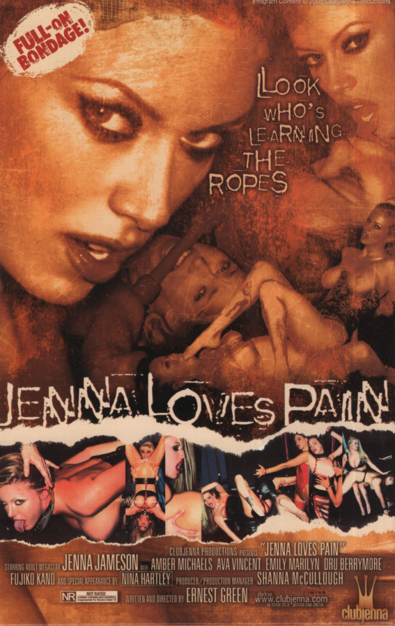 Bisexual VHS Jenna Loves Pain Jenna Jameson/Nina Hartley 2005 ClubJenna Productions 091823EBVHS2