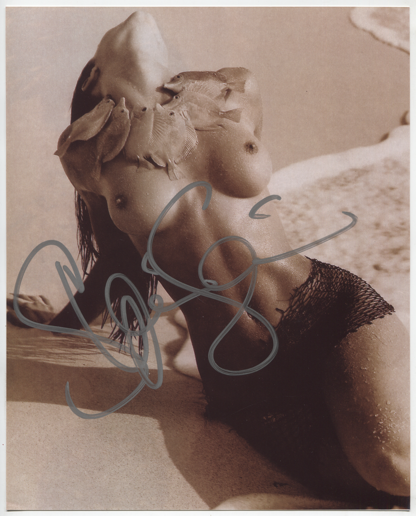 Stephanie Seymour Supermodel Autographed 8x10 Photo w/COA SHP3-16